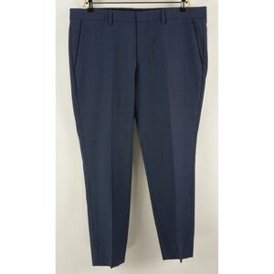 Hugo Boss Halsey Merrill Textured Woven Lightweight Wool Suit Pants Mens 36 x 28